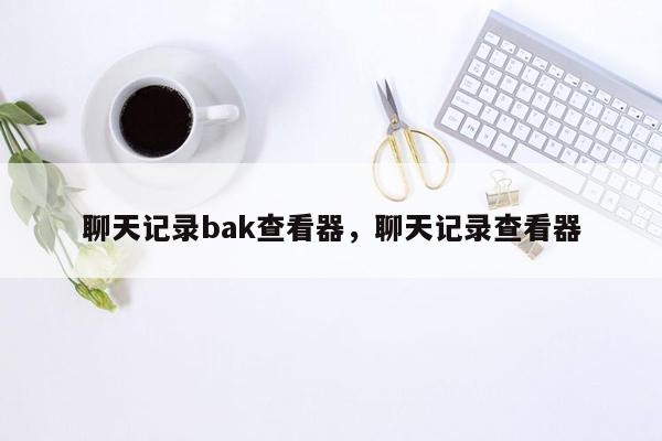 聊天记录bak查看器，聊天记录查看器