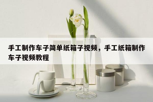 手工制作车子简单纸箱子视频，手工纸箱制作车子视频教程