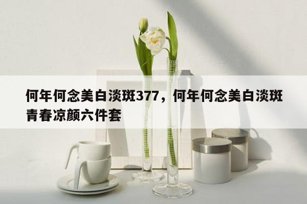 何年何念美白淡斑377，何年何念美白淡斑青春凉颜六件套