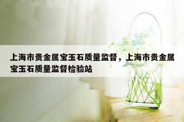 上海市贵金属宝玉石质量监督，上海市贵金属宝玉石质量监督检验站