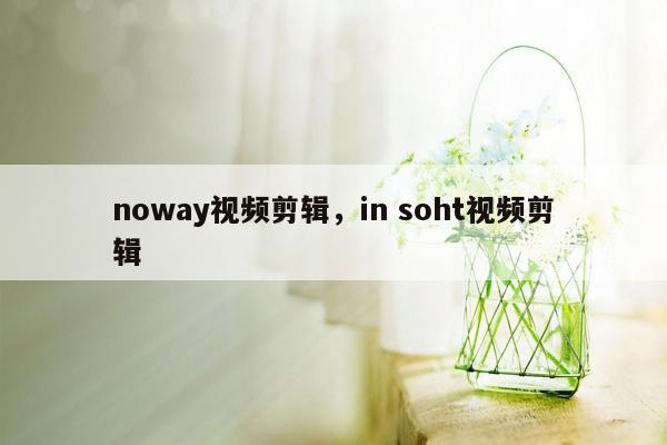 noway视频剪辑，in soht视频剪辑