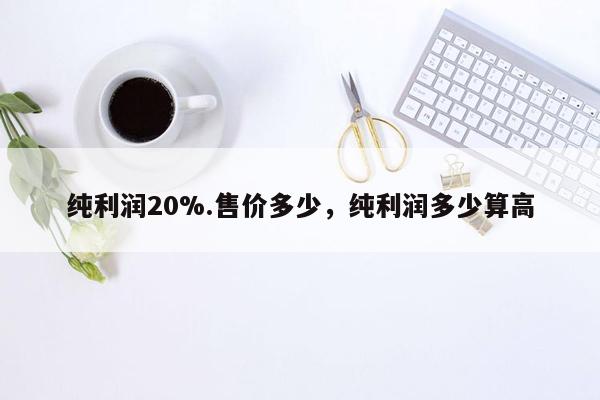 纯利润20%.售价多少，纯利润多少算高