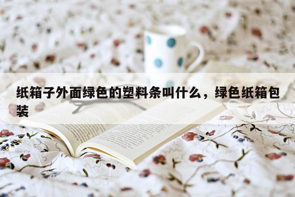 纸箱子外面绿色的塑料条叫什么，绿色纸箱包装