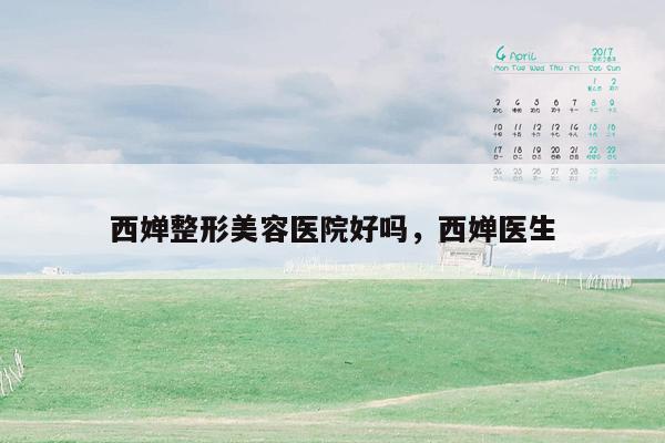 西婵整形美容医院好吗，西婵医生